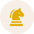 Icon of person with directional arrows